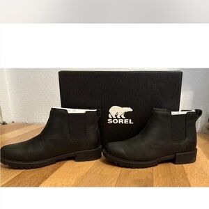 NEW Sorel Women's  WOMEN'S EMELIE II CHELSEA BOOTIE Size 6.5 Black